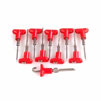 81-1-S RED TERMINAL NAILCLIP STD 10PK RED