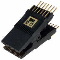 923665-28 28-PIN TEST CLIP GOLD SOIC .30