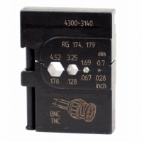 43140 DIE SET COAXIAL CABLE CONNECTORS