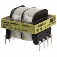 3FS-210 TRANSFORMER SINGLE 5VAC .220A