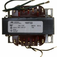 165T22 TRANSFORMER 115VAC 22VCT 12A